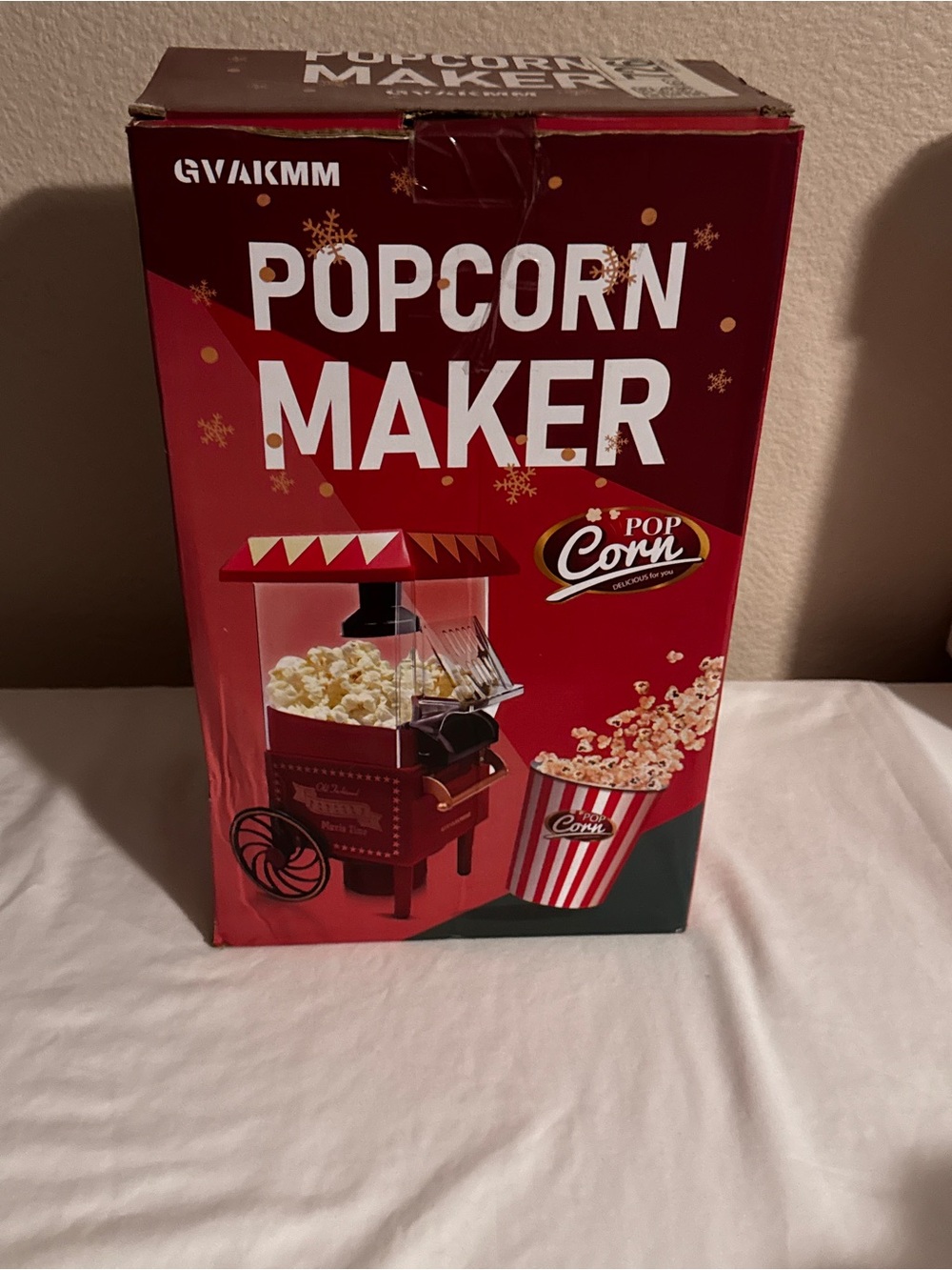 6 oz. Red Countertop Air Popcorn Popper